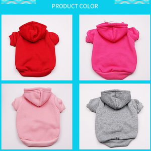 Sweat-shirt confortable et décontracté en polyester pour chien, pull à capuche pour <span class=keywords><strong>chiot</strong></span> Pomeranian, Teddy, Bichon, doux, quatre saisons, vêtements pour petits animaux - Product Image 2