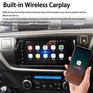 Pantalla Carplay Android BT con GPS para Toyota Auris 2013 2014 2015, Radio para Auto, Reproductor Multimedia Estéreo, Unidad Principal - Product Image 2