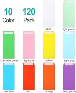 Phong bì Tiền Mặt-Phong Bì thách thức tiết kiệm tiền, phong bì tiền 3.2x6.6inch để lập Ngân Sách, tiền xu, Séc, Thẻ quà tặng và vé - Product Image 2