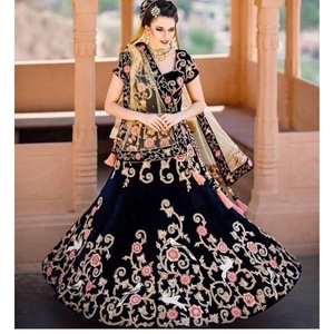 Elegant-Indian/Pakistani Beautiful-Bridal-Lehenga Choli dress Embellished in crystal glass beads stone work for Wedding-2020 - Product Image 1