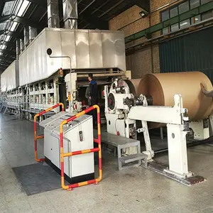 Aangepaste Automatische Testliner Papier En Cannelures Liner Papier Making Machine Prijs In China