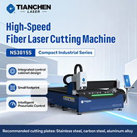 Machine de découpe laser à fibre compacte TIANCHEN NS3015S pour acier inoxydable, acier au carbone, aluminium, découpeuse laser CNC 3015