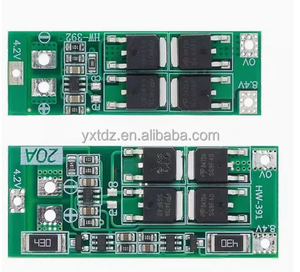 고품질 2S 20A 7.4V 8.4V 18650 리튬 배터리 보호 보드/BMS 보드 표준 밸런스 버전 재고 보유 - Product Image 3