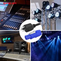 Câble d'alimentation AC 13 AWG 3 broches NEMA 5-15P vers Powercon, cordon d'alimentation en cuivre, rallonges pour la connexion de haut-parleurs DMX de scène