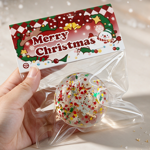 Christmas Stress Balls Christmas Handmade Ball Squishy Toy Cute Holiday Party Gift for Children and Adults - Product Image 5