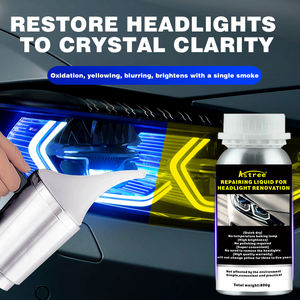 ASTREE Cairan Restorasi Lampu Otomatis, Agen Pemoles Pembersih Lampu Mobil, Perlengkapan Perbaikan Lampu Aluminium 800G - Product Image 2