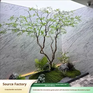 Искусственные листья клена и баньяна премиум-класса, сухоцветы, экологичные, долговечные, для декора окон внутри и снаружи помещений - Product Image 2