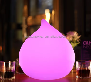 Hiện Đại Mini Peach Shape 16-màu <span class=keywords><strong>LED</strong></span> ánh sáng ban đêm với điều khiển từ xa nhà thông minh tâm trạng Dimmer pin <span class=keywords><strong>Powered</strong></span> cho phòng ngủ - Product Image 4