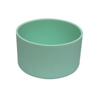 Gobelet en silicone de couleur unie, sans BPA, 12-32oz, protection écologique, antidérapante et résistante à l'usure