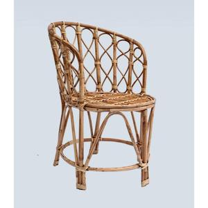 Chaise en bambou décorative pour enfants et adultes, pour la maison, le salon, le balcon et le jardin, fabriquée en Inde - Product Image 1