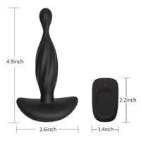 Vente en gros de jouets sexuels pour hommes adultes, dispositif de masturbation, stimulateur anal de la prostate, vibrateur sans fil, télécommande, charge magnétique USB