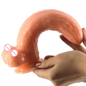 FAAK-22 Dildo de 8 pulgadas con forma de pepino, plug anal, dildo realista, herramienta sexual, estimulador del punto G, juguete sexual para mujeres - Product Image 5