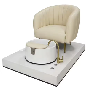 Juego de Muebles de Salón de Lujo Completo |   Estación de Manicura 7 en 1 + Silla de Pedicura + Silla de Estilismo + Unidad de Lavado de Cabello + Cama de Belleza - Product Image 3