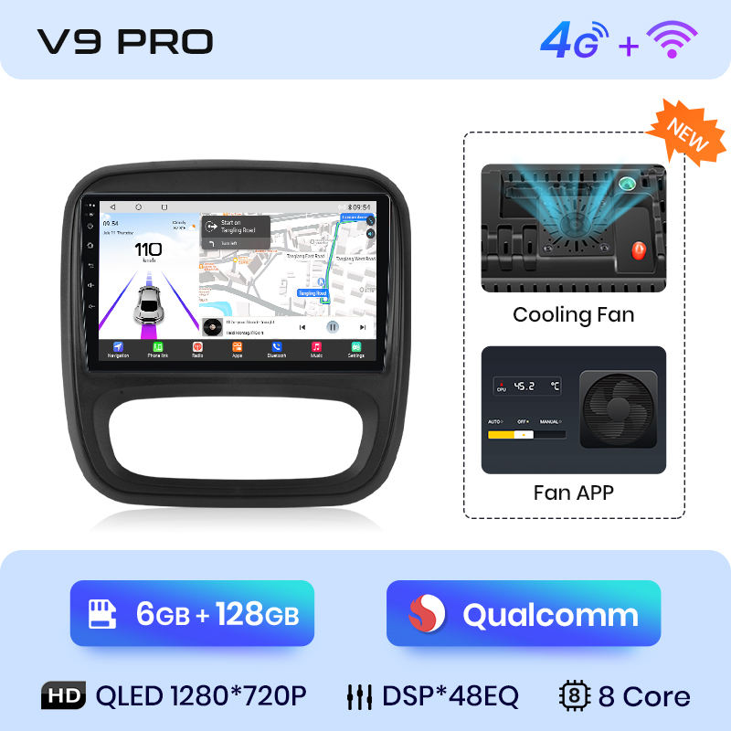 V9 Pro 6+128GB Qualcomm Chip