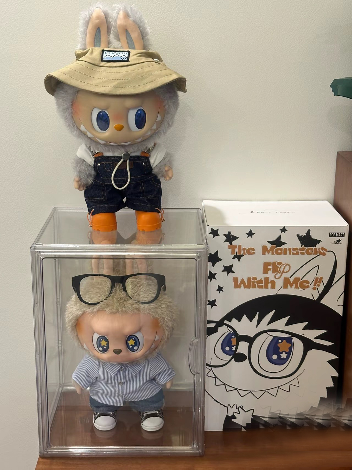 LABUBU THE MONSTERS - FLIP WITH ME ぬいぐるみ Labubu Plush Doll - Cutie Lovely 40cm Vinyl Plush Toy