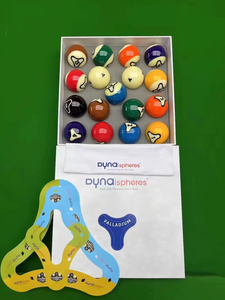 Juego <span class=keywords><strong>de</strong></span> Bolas <span class=keywords><strong>de</strong></span> <span class=keywords><strong>Billar</strong></span> Dynaspheres <span class=keywords><strong>de</strong></span> Resina Personalizadas <span class=keywords><strong>de</strong></span> 57.2mm para Mesas <span class=keywords><strong>de</strong></span> <span class=keywords><strong>Billar</strong></span> - Product Image 2