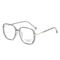 Lunettes anti-lumière bleue style punk scintillantes pour femmes, verres de myopie, prescription disponible, lunettes photochromiques