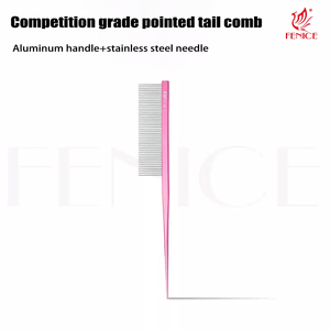 Peines de Cola de <span class=keywords><strong>Rata</strong></span> Fenice de Nivel Profesional para Peluquería Canina, Peine Divisor de Pelo para Perros de Pelo Largo - Product Image 1