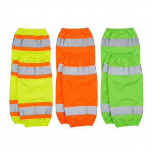Polainas Reflectantes Impermeables y Transpirables con Cinta de Alta Visibilidad para Seguridad en Exteriores, Correr de Noche y Trabajos de Construcción - Product Image 1