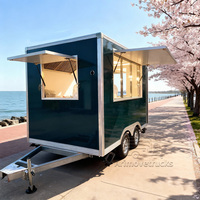 Food Truck de rue personnalisé pour la vente de nourriture turque, hot-dogs, frites, tacos, hamburgers, pizzas, avec cuisine complète
