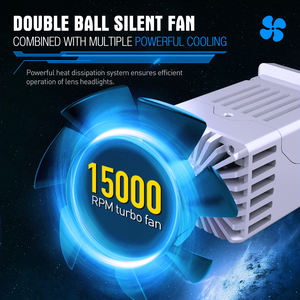 Proyector láser de haz Alto y Bajo para coche, lente de proyector de luz LED de 1,8 pulgadas, 12V, 20000LM, 6500K, 110W, 70W, 10W, LP15, <span class=keywords><strong>precio</strong></span> más bajo - Product Image 5