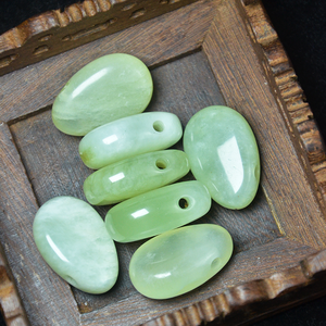 Joyas Janni, Colgante de Jade Serpentina, Placa de Driststone, 30x20mm, Forma de Lágrima, Orificio de 2.5mm, Multicolor, Unisex, Hecho en China - Product Image 4