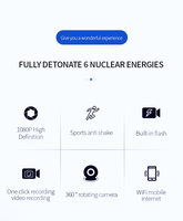 Caméra corporelle 1080P nouvelle génération 2025, vente chaude, 360° °   Caméra d'action sportive légère pour le corps avec poche de réglage, caméras de mouvement pour l'extérieur