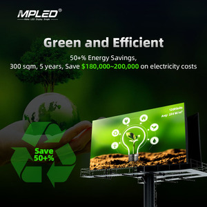 Mled ngoài trời LED màn hình quảng cáo dễ dàng để loại bỏ và cài đặt độ nét cao p2.85 P4 p6.25 LED hiển thị video tường giá - Product Image 2