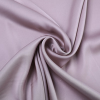 Tissu en satin de chiffon 100 % polyester biologique effet soie 50D pour robes de printemps/été, pyjamas et doublures de mariage pour femmes