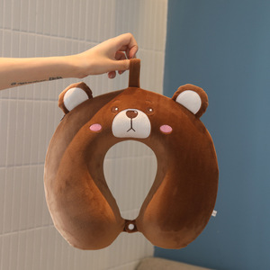 Vente en gros Oreiller en mousse à mémoire de forme en U Oreiller de voyage en forme d'<span class=keywords><strong>animal</strong></span> de dessin animé - Product Image 2