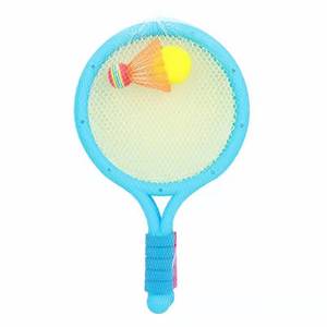 Juego de raquetas de bádminton para niños, juguete de tenis portátil rosa y azul para niños, juego en interiores y exteriores - Product Image 5