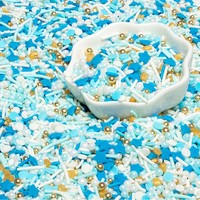Kuchendekoration Sortierte Zuckerstreusel 500g Beutel Lebensmittelgeeignete Perlen Donuts Westliche Backwaren Weißer Zucker Gewerbliche Verwendung