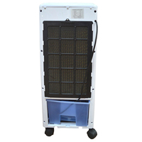 Ventilateur et humidificateur d'air portable par évaporation 3-IN-1 avec télécommande, ventilateur domestique pour climatiseur portable