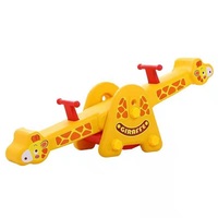 Giraffe Speeltuin Wip Indoor Park Wip Plastic Seat Tuin Plastic Wip Voor Kids