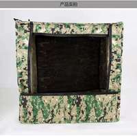 Boîte de tir silencieuse chinoise en toile camouflage pliable 40x40 pour entraînement au tir à l'éjection avec arc composé