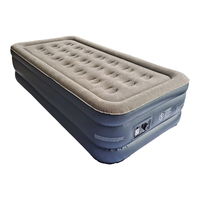 Meilleur lit pneumatique avec housse de flocage matelas gonflable de lit double pour chambre ou appartement