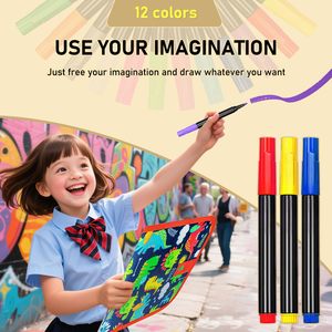 Marcadores de Pintura Acrílica para Cerámica, Colores OEM, Marcadores de Pintura Fluorescente Líquida para Tazas/Platos de Cerámica, Juego de Bricolaje - Product Image 3