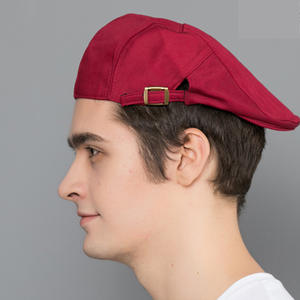 Gorro <span class=keywords><strong>de</strong></span> Cocina Unisex con Logotipo Bordado Ajustable en Color Puro para Hombres y Mujeres, Gorro <span class=keywords><strong>de</strong></span> Chef para Restaurante, Cocina, Camarero y Camarera - Product Image 2