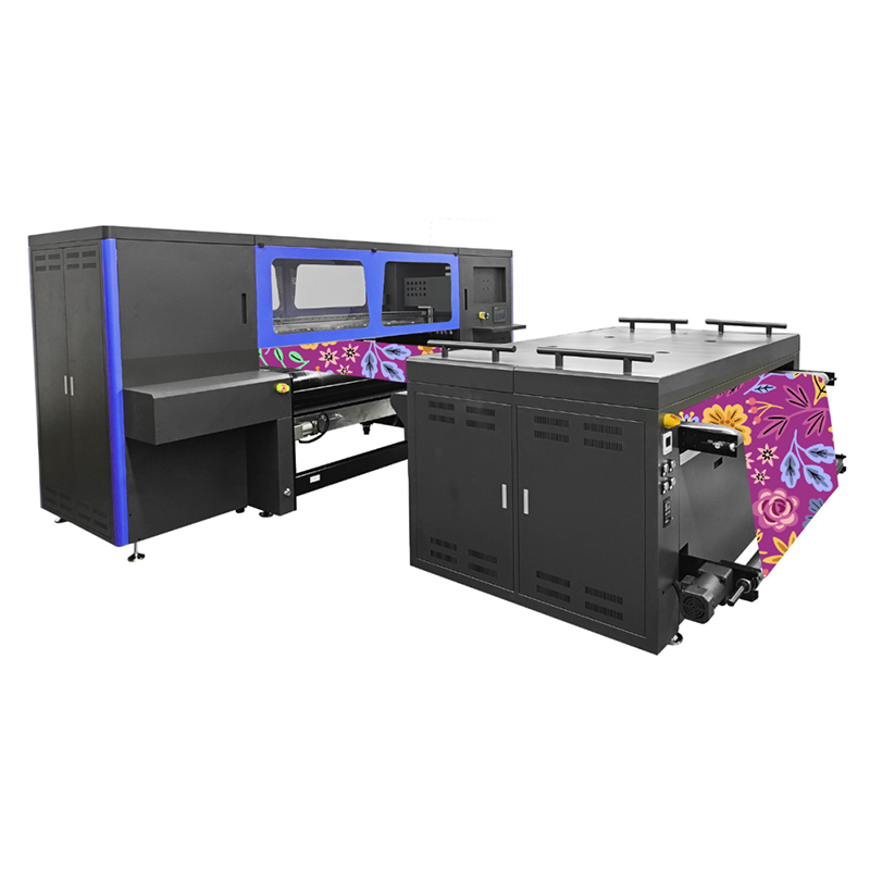Direct to Textile Printer HC-1800T - 1.8m direct-to-textile digital printer with 16 printheads for fabric and garment production