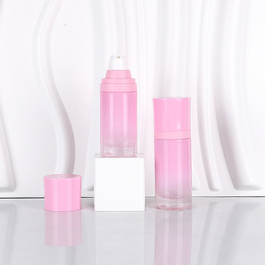 Luxury Skincare Glass Packaging Pink gradient Bottle Customized Cosmetics Container Empty With Dropper - Product Image 2