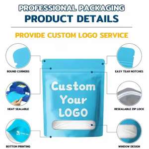 ถุงบรรจุภัณฑ์แบบพิมพ์ลายเอง ใช้ซ้ำได้ ทำจากผ้า PE สำหรับใส่ขนม ลูกอม คุกกี้ เมล็ดกาแฟ แบบซิปล็อค - Product Image 4