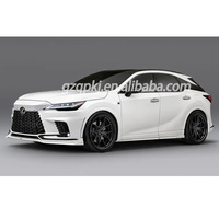 Kit carrosserie en fibre de carbone Aimgan amélioré pour Lexus RX350/RX500 : lèvre avant, jupes latérales, lèvre arrière, diffuseur, spoiler – Kit carrosserie RX500