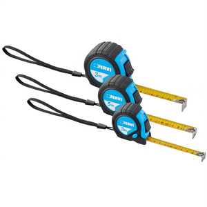 Ruban à mesurer Fervi 3m 5m 8m avec crochet et cordon pour des mesures de précision - Product Image 1