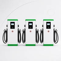 Station de recharge rapide DC 80 kW à double connecteur CCS1 CCS2 CHAdeMO GBT, Hub de recharge commercial pour véhicules électriques, étanche IP55, paiement NFC, WrightCharge