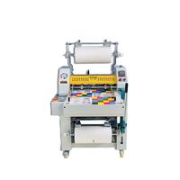 Laminateur hydraulique automatique WD FM-400B, machine à plastifier le papier de 390 mm, équipement de plastification simple et double