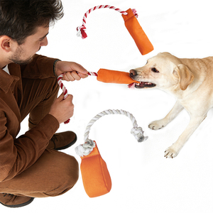 3-voet katoenen hondenspeelgoed voor middelgrote, agressieve kauwers, multicolor, milieuvriendelijk, dagelijks gebruik, 5 knopen, tandenreinigingsfunctie - Product Image 3