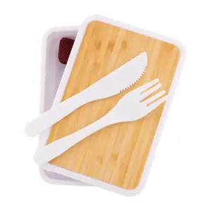 Recycled <b>bamboo</b> <b>lunch</b> <b>box</b> eco-friendly gadgets - Product Image 2