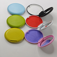 Nouvelle conception de boîte à aligneurs dentaires orthodontiques portables, étui pour prothèses dentaires avec miroir et coussin en caoutchouc de silicone