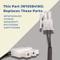 WPW10384183 W10384183 Termistor Kulkas Suku Cadang Pengganti Yang Ditingkatkan untuk Sensor Suhu Freezer 2118228