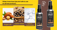 Kit d'installation de perruque personnalisé avec spray fixant pour dentelle, gel coiffant pour bords, gel pour tresses, dissolvant de colle pour dentelle, bâton de cire et spray teinté pour dentelle de perruque